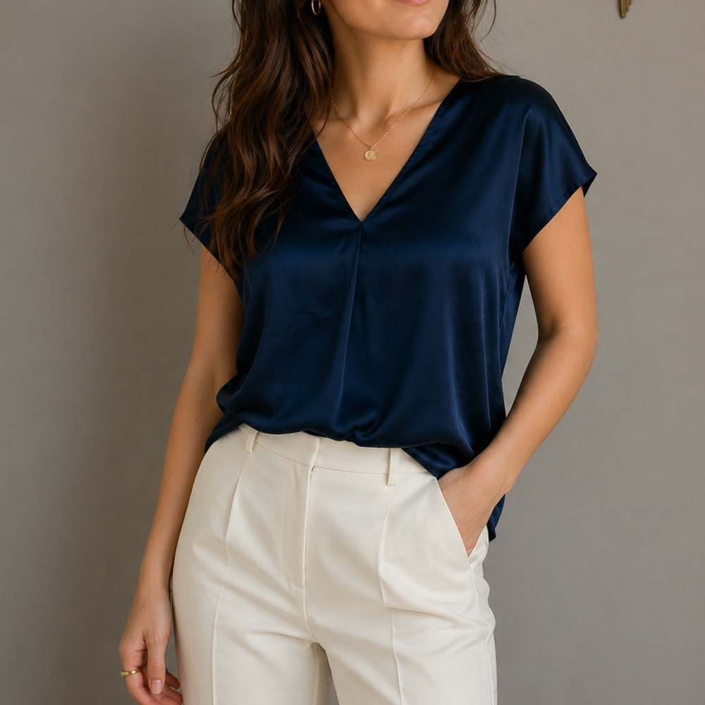 MANGO | Satin Top